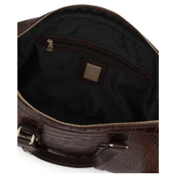 DAMES Kazar Geëtste lederen laptoptas