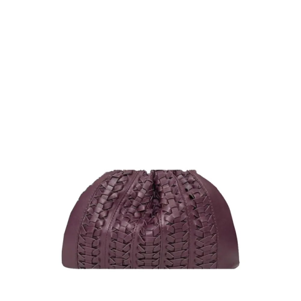 DAMES Sista Paris Gevlochten Bordeaux Schoudertas