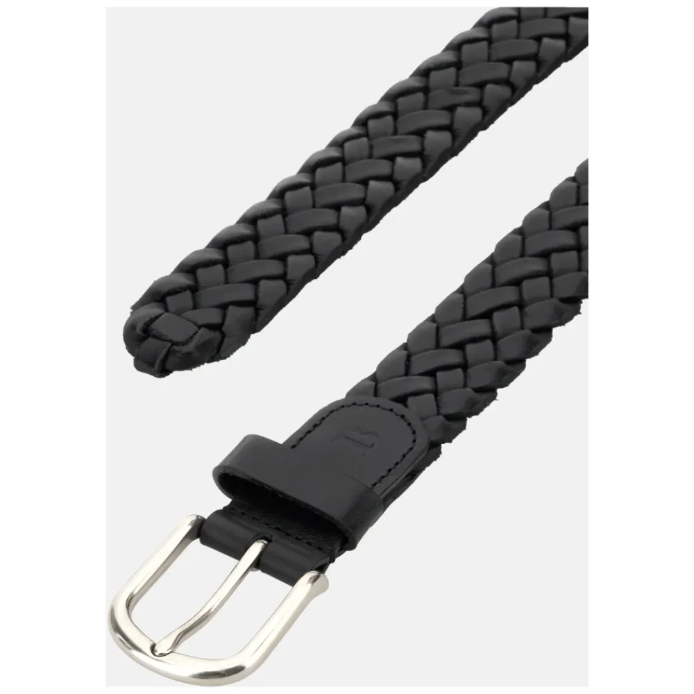 Heren Boggi Milano Riemen^Gevlochten leren riem