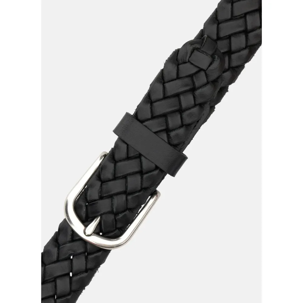 Heren Boggi Milano Riemen^Gevlochten leren riem