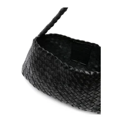 DAMES Dragon Diffusion Gevlochten Leren Tote Tas