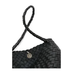DAMES Dragon Diffusion Gevlochten Leren Tote Tas