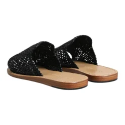 Heren Dolce & Gabbana Gevlochten Raffia Slides Schoenen