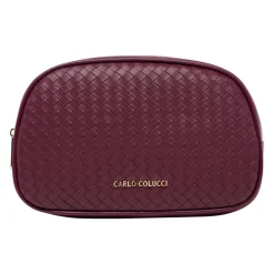 DAMES Carlo Colucci Gevlochten Toilettas