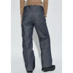 Moncler Wintersport^Gewatteerde Denim Ski Broek