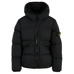 Stone Island Jassen^Gewatteerde donsjas met kompaspatch