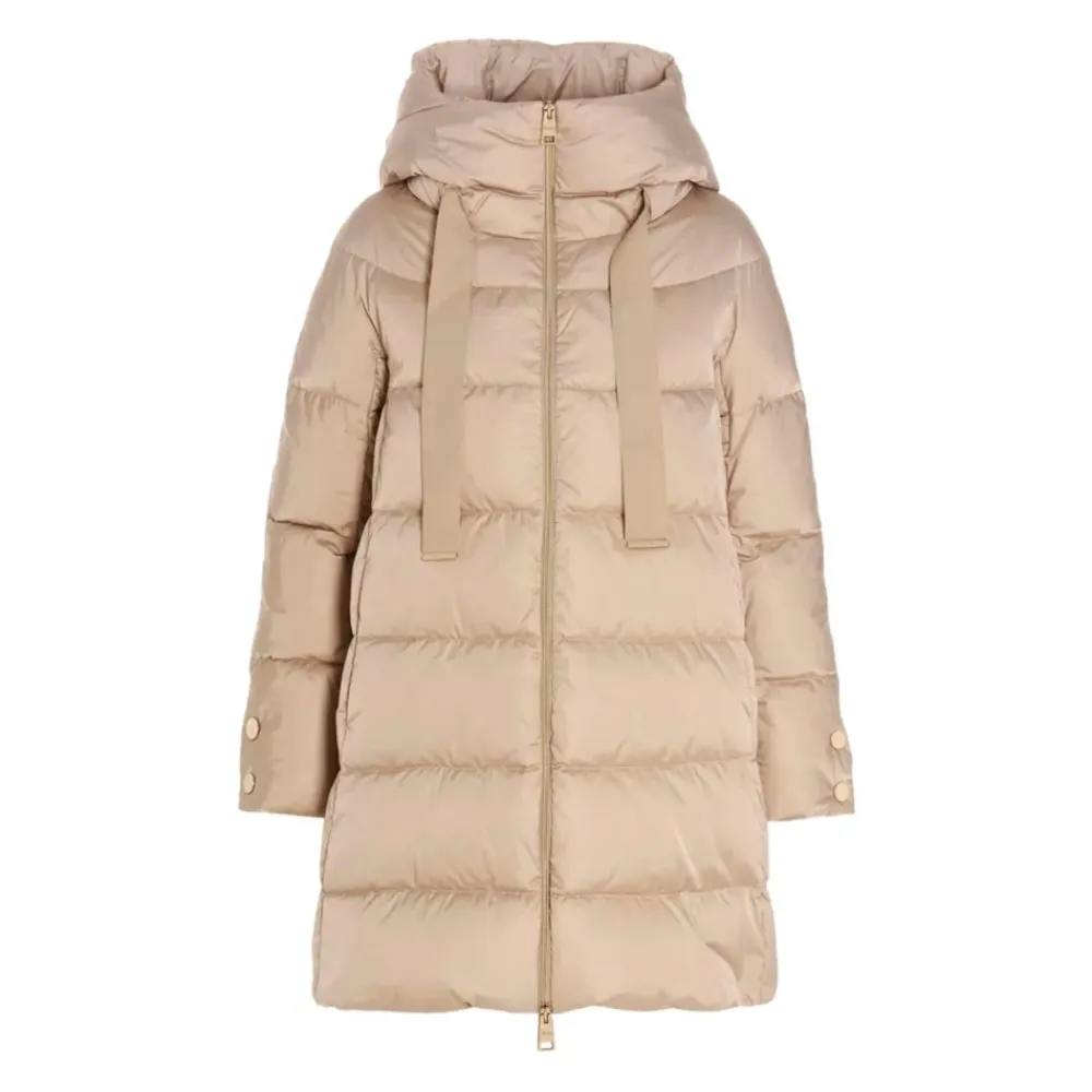 DAMES Herno Trenchcoats & Mantels^Gewatteerde Hoodie met rits