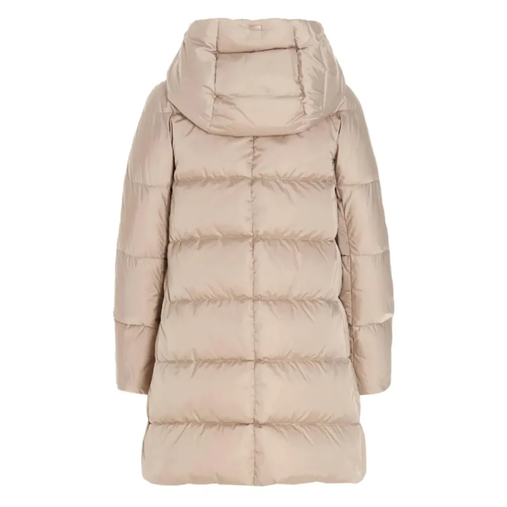 DAMES Herno Trenchcoats & Mantels^Gewatteerde Hoodie met rits