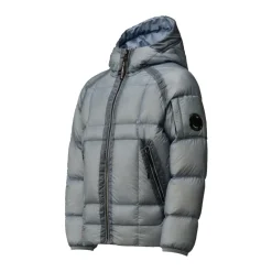 C.P. Company Jassen^Gewatteerde jas met capuchon van Ripstop Nylon