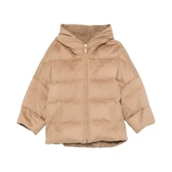 DAMES Max Mara Jassen^Gewatteerde Jas met Capuchon
