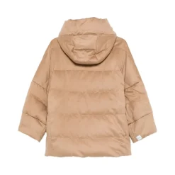 DAMES Max Mara Jassen^Gewatteerde Jas met Capuchon