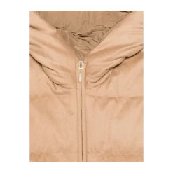 DAMES Max Mara Jassen^Gewatteerde Jas met Capuchon