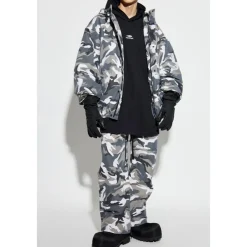 Balenciaga Gewatteerde jas uit de Skiwear collectie