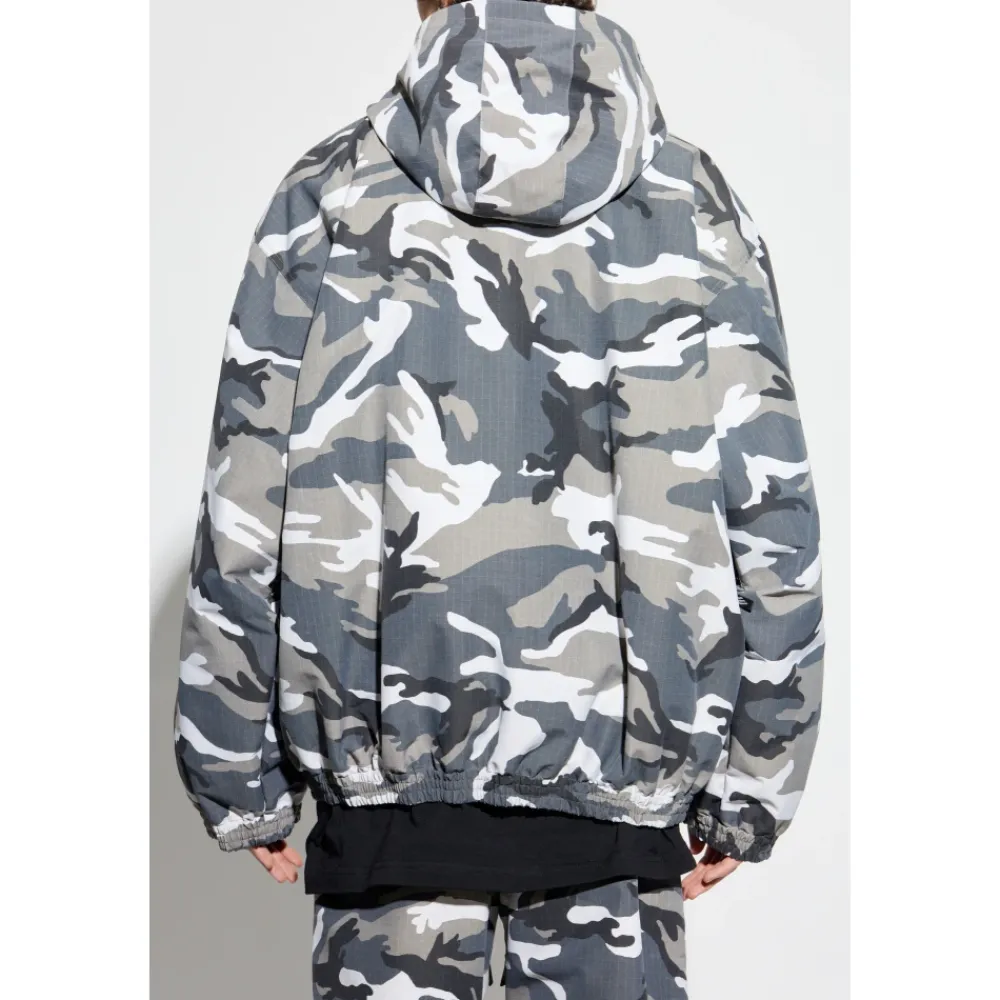 Balenciaga Gewatteerde jas uit de Skiwear collectie
