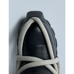 Heren Rick Owens Snowboots^Gewatteerde leren tractorlaarzen