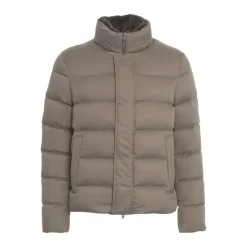 Heren Herno Jassen^Gewatteerde Pufferjas Grigio AW25