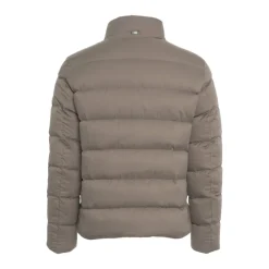 Heren Herno Jassen^Gewatteerde Pufferjas Grigio AW25