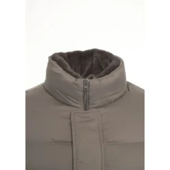 Heren Herno Jassen^Gewatteerde Pufferjas Grigio AW25