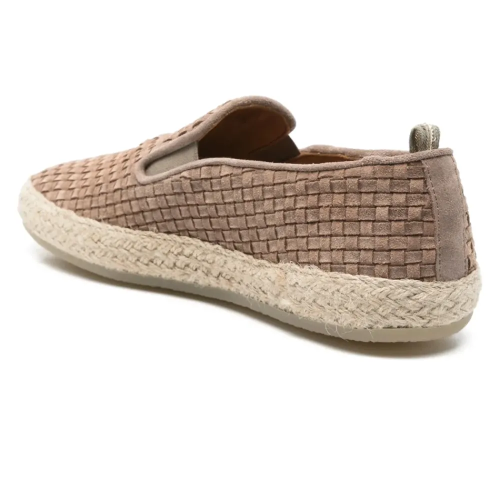 Heren Officine Creative Espadrilles^Geweven Espadrilles met Leren Zool