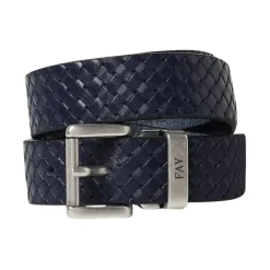 Fay Geweven leren riem
