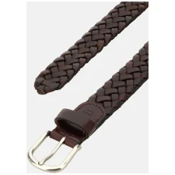 Heren Boggi Milano Riemen^Geweven leren riem