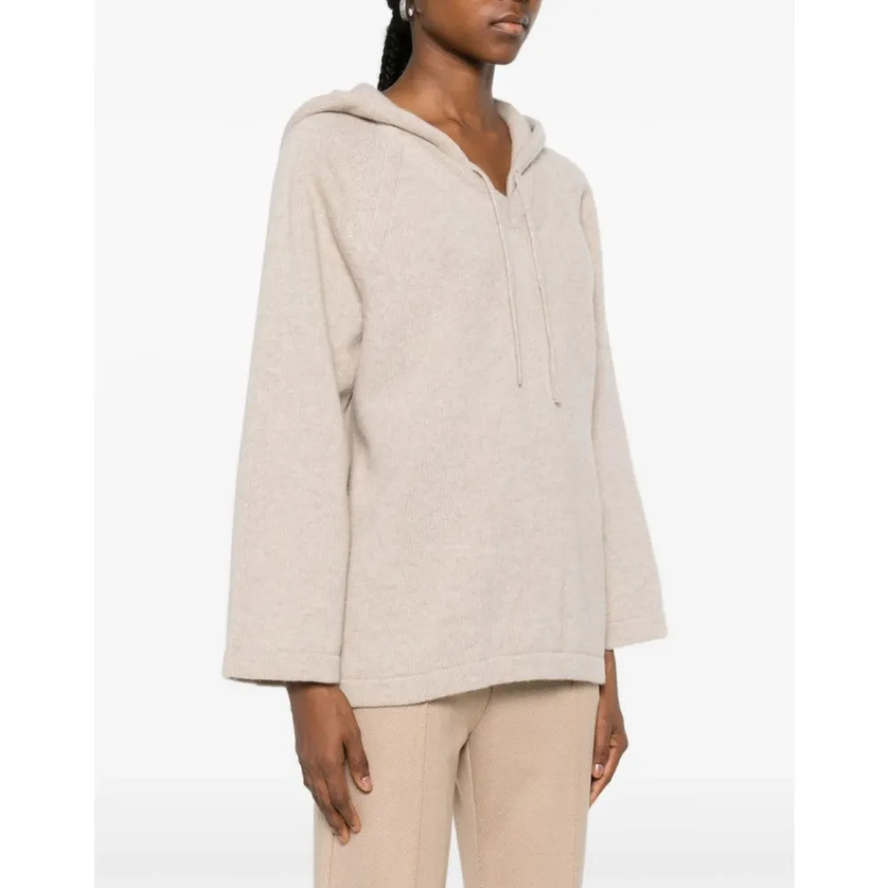 DAMES Weekend Max Mara Ghianda Wool Knit Sweatshirt