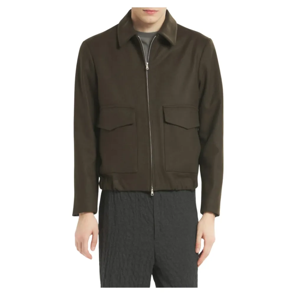 Heren Barena Venezia Jassen^Giacca in lana con colletto