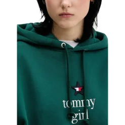 DAMES Tommy Jeans Girl Star Logo Fleece Hoodie