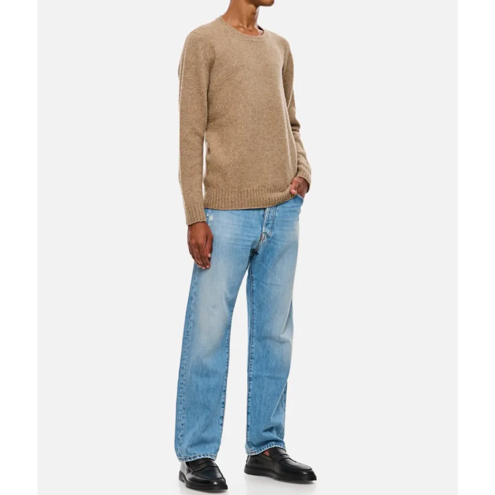 Heren Drumohr Girocollo Crewneck Sweater