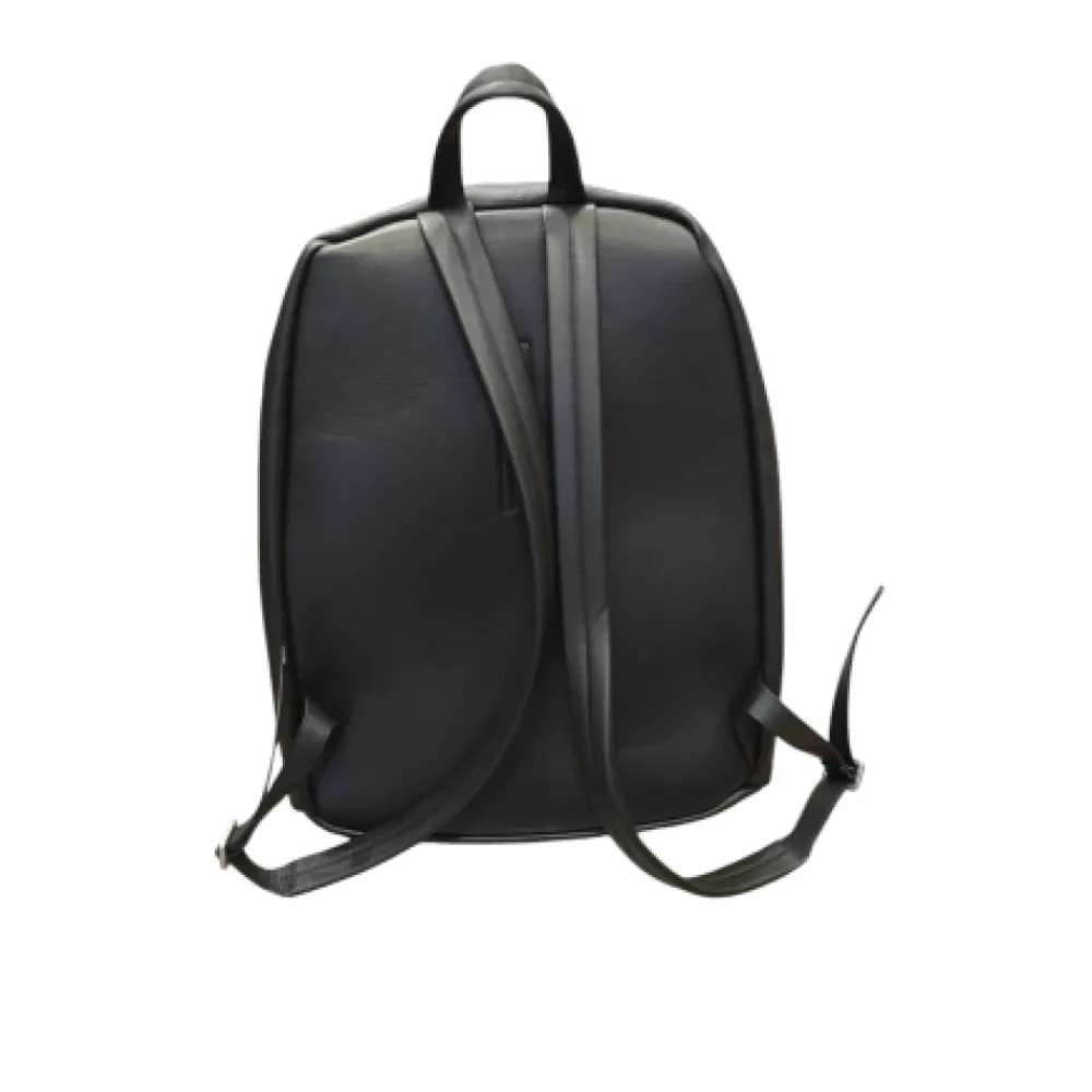 DAMES Rick Owens Glad Leren Rugzak met Ritsvakken