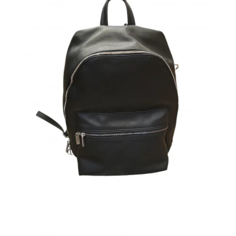 DAMES Rick Owens Glad Leren Rugzak met Ritsvakken