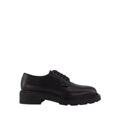 Heren Prada Instappers & Slip Ons|Nette Schoenen^Glanzend Leren Veterschoenen