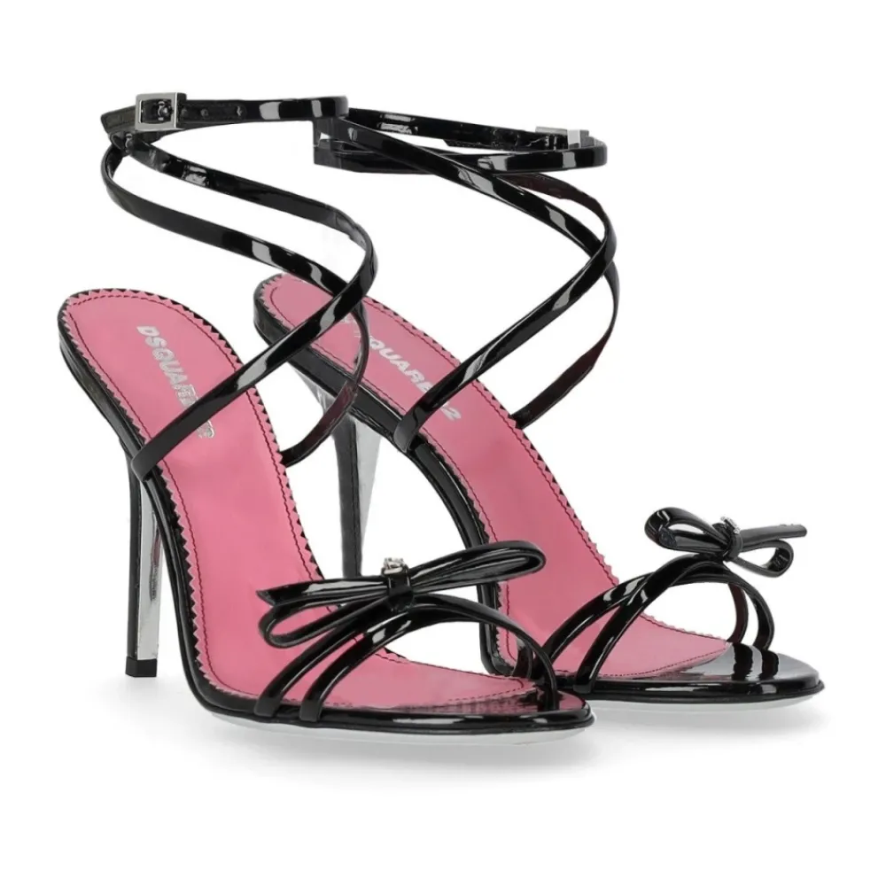 DAMES Dsquared2 Sandalen^Glanzend e Sandalen met Hak