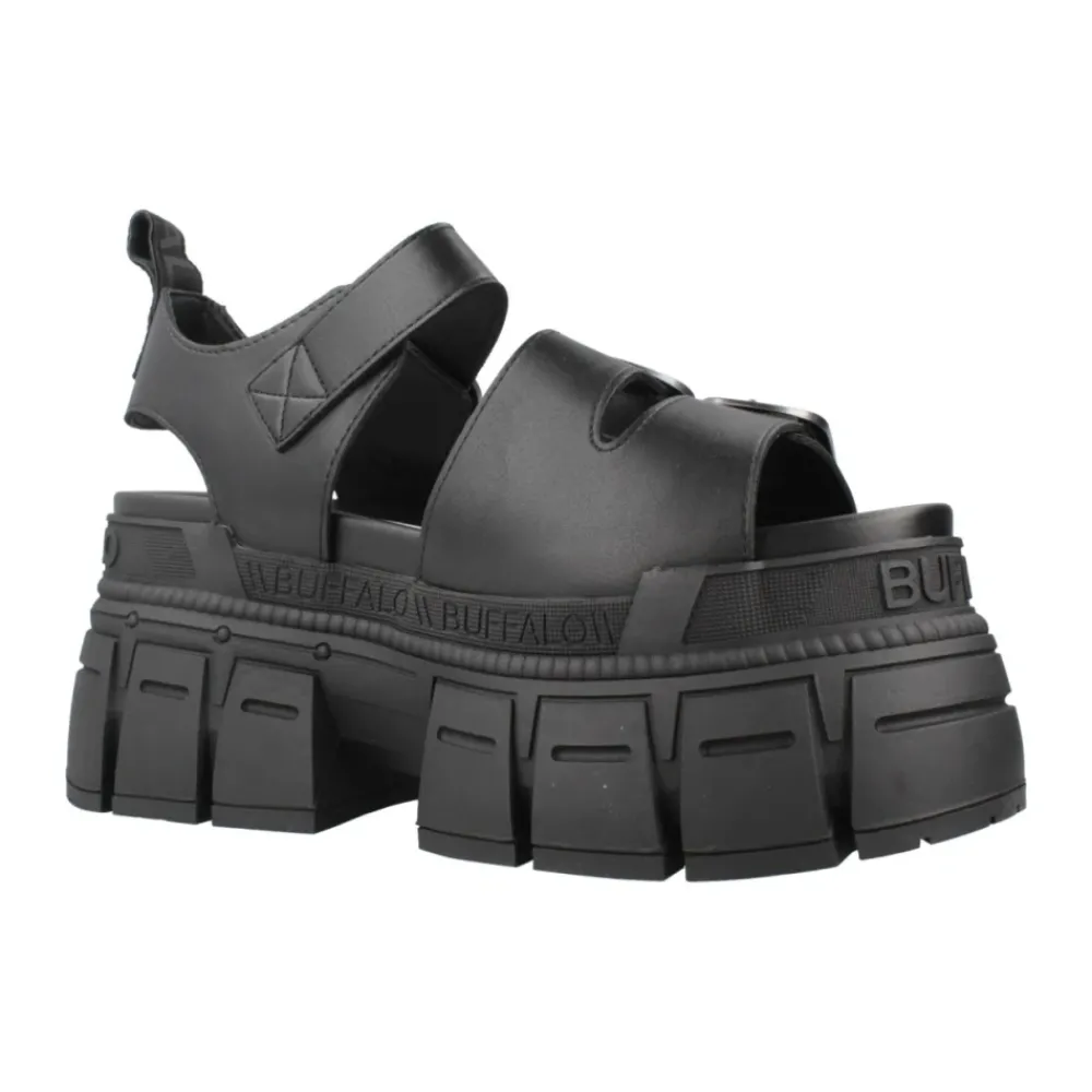 DAMES Buffalo Sleehakken^Gospher Sandal