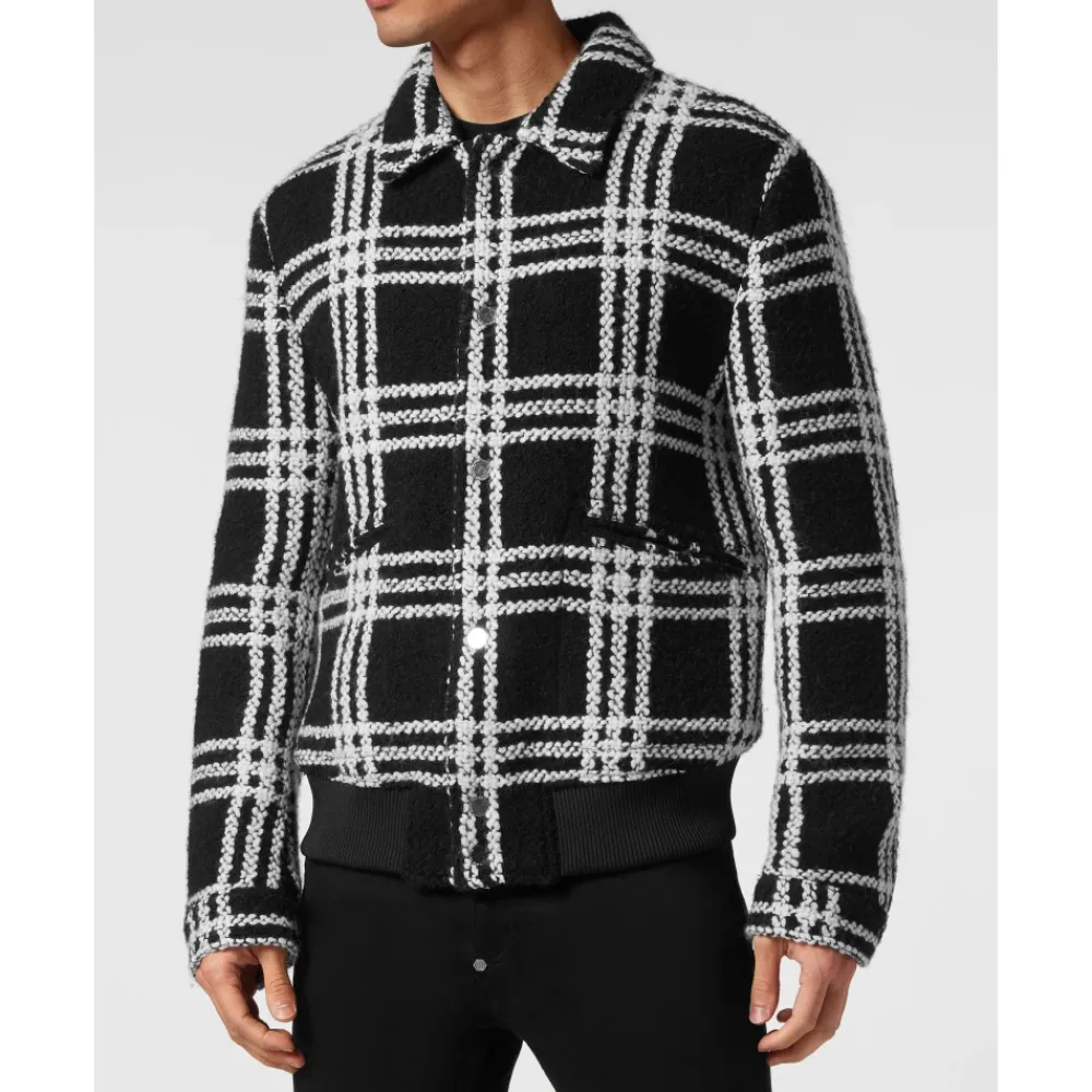 Heren Philipp Plein Gothic Plein Bomber