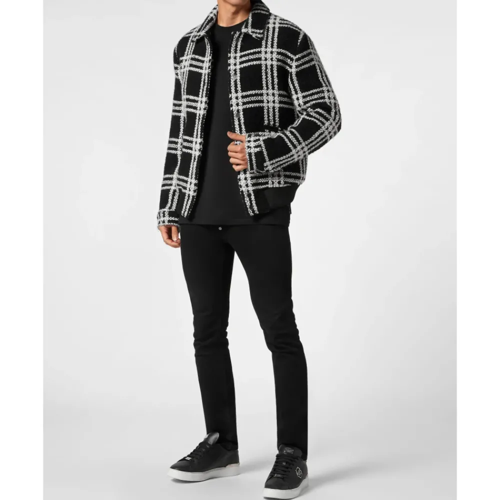 Heren Philipp Plein Gothic Plein Bomber