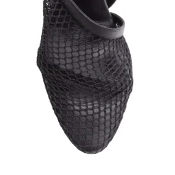 DAMES Bottega Veneta Pumps^Gouden Enkelketting e Mesh Leren D`Orsay Sandalen