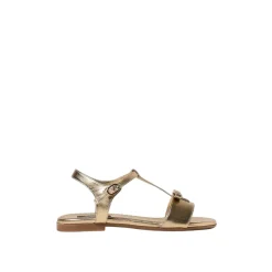 Dolce & Gabbana Gouden Sandalen met Strik
