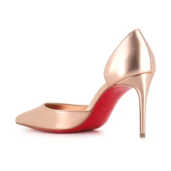 DAMES Christian Louboutin Goud Gelamineerde Leren Hakken
