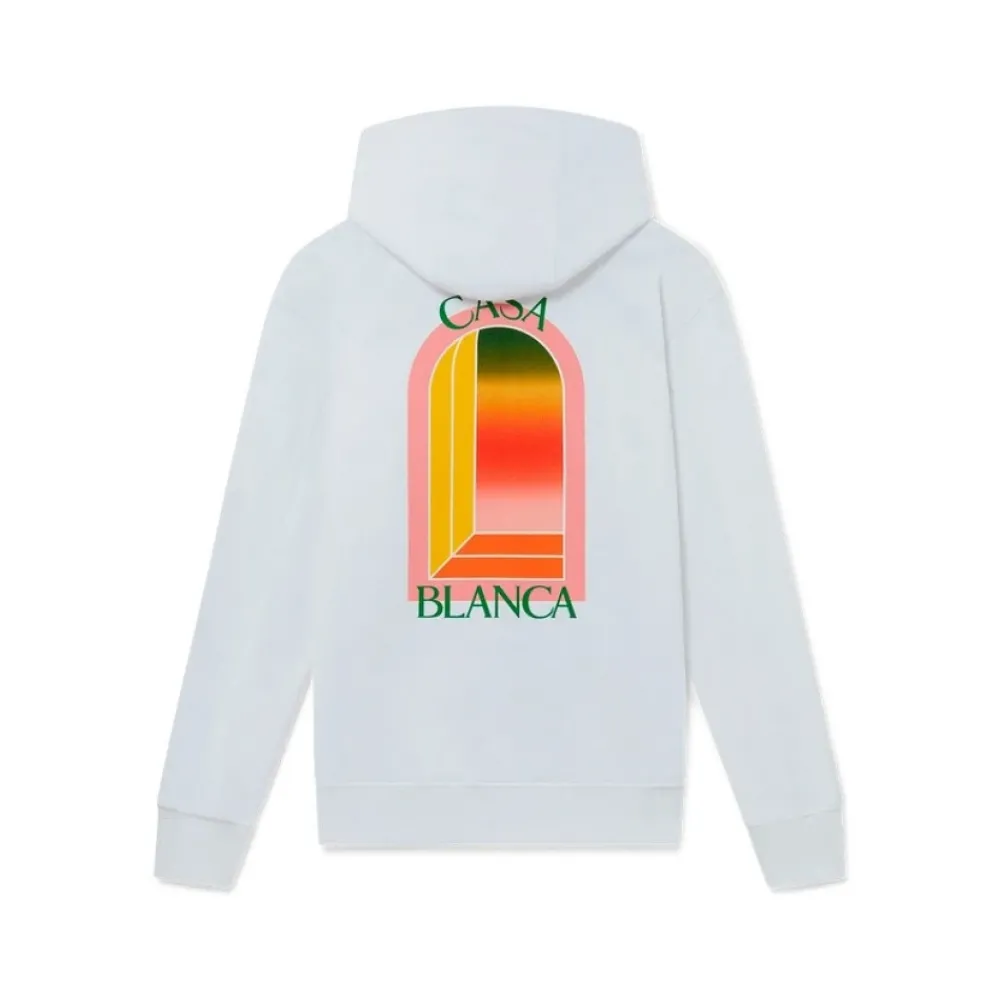 Heren Casablanca Gradient L'Arche Hoodie met capuchon