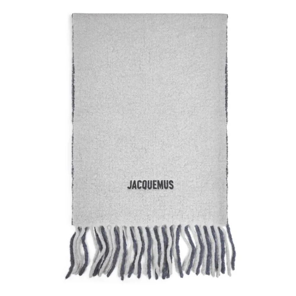 Heren Jacquemus Gradient-effect Alpaca Wol Sjaal