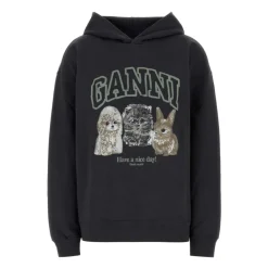 DAMES Ganni Grafiet Oversized Sweatshirt