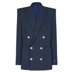 Heren Balmain Kostuums^Grain de poudre blazer
