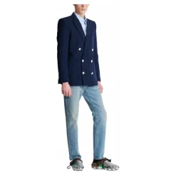 Heren Balmain Kostuums^Grain de poudre blazer