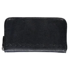 Heren Bottega Veneta Grainy Leather Zip-Around Portemonnee