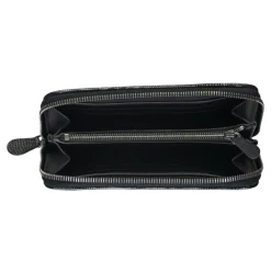 Heren Bottega Veneta Grainy Leather Zip-Around Portemonnee