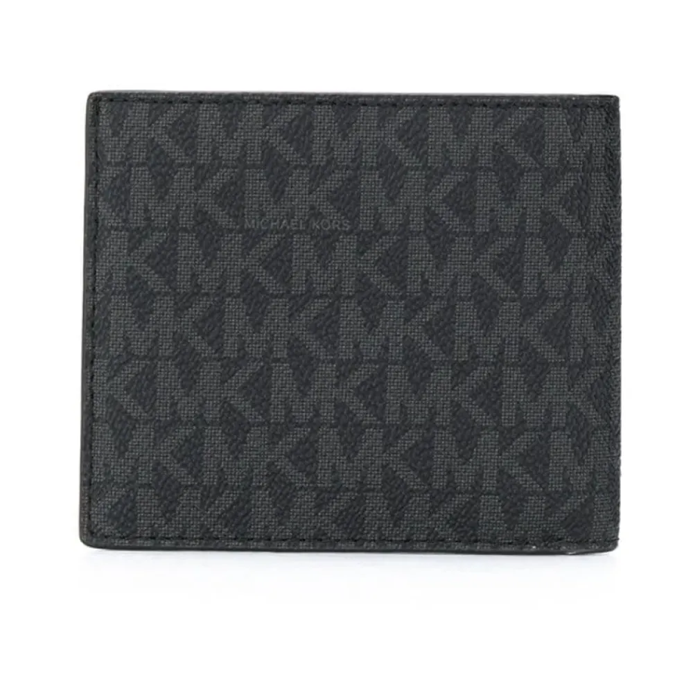Heren Michael Kors Portefeuilles^Greyson Logo Slim Billfold Portemonnee