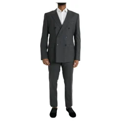 Heren Dolce & Gabbana Kostuums^Geruit Wol 2-Delig Pak