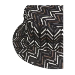 Heren Emporio Armani Hoeden^Grijze Cloche Hoed met Eagle Logo