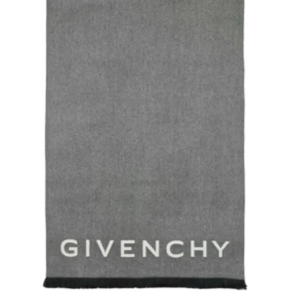 DAMES Givenchy Sjaals^Grijze damessjaal, tijdloos design